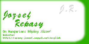 jozsef repasy business card