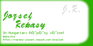 jozsef repasy business card